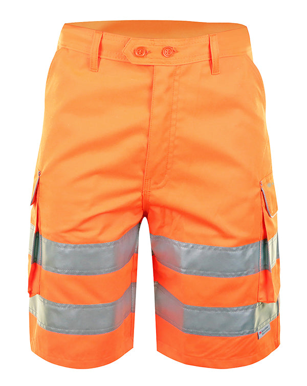 Orange Hiviz Shorts 30