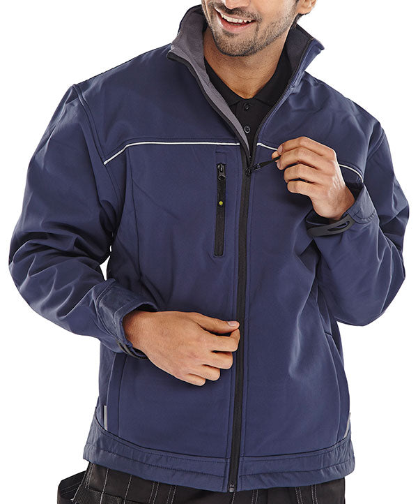 Soft Shell Jacket Navy 4Xl