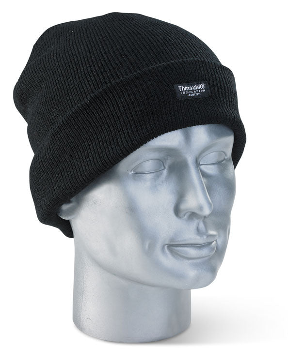 Thinsulate Beenie Hat Black