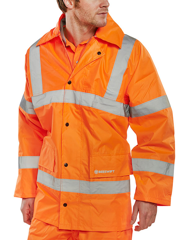 L/Wt Orange En Iso 20471 Jkt Xl